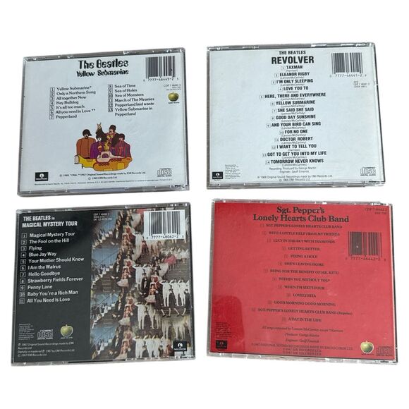 The Beatles CD Lot (4) Revolver, Sgt. Pepper, Yellow Submarine, Mystery Tour - Picture 2 of 16